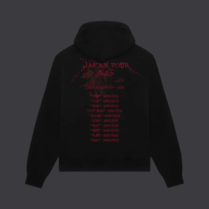 DOLLY NOIRE KUCHISAKE-ONNA JAPAN TOUR HOODIE BLACK