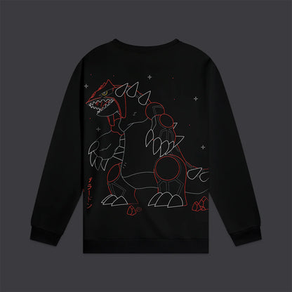 DOLLY NOIRE POKEMON GROUDON CREWNECK