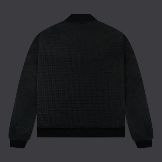 DOLLY NOIRE POKEMON RAYQUAZA PATTERN BOMBER BLACK