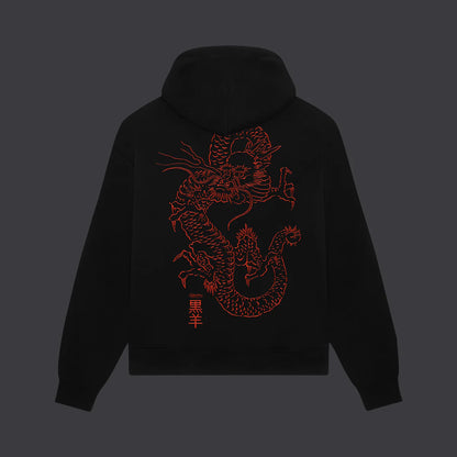 DOLLY NOIRE TATSU HOODIE BLACK