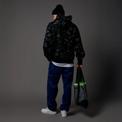 DOLLY NOIRE YOKAI PATTERN HOODIE