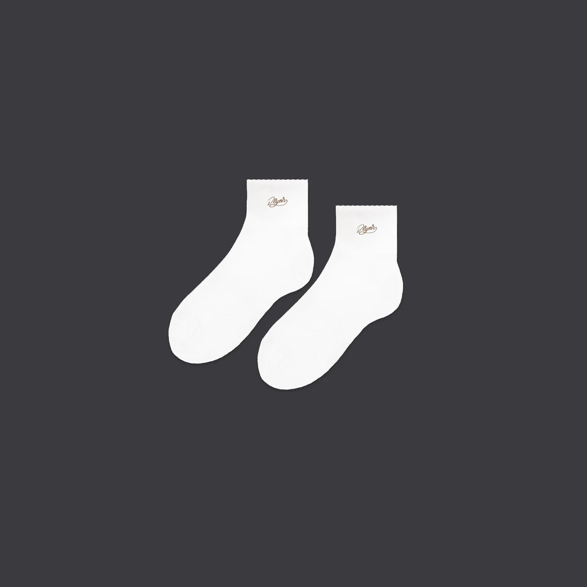 DOLLYNOIRE SIGNATURE SOCKS WHITE