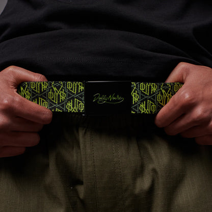 DOLLY NOIRE MONOGRAMCLIP BELT BLACK & WHITE