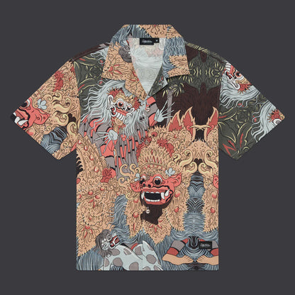 DOLLYNOIRE BARONG E RANGDA BOWLING SHIRT