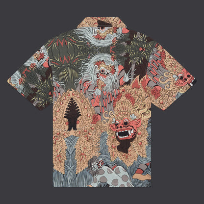 DOLLYNOIRE BARONG E RANGDA BOWLING SHIRT