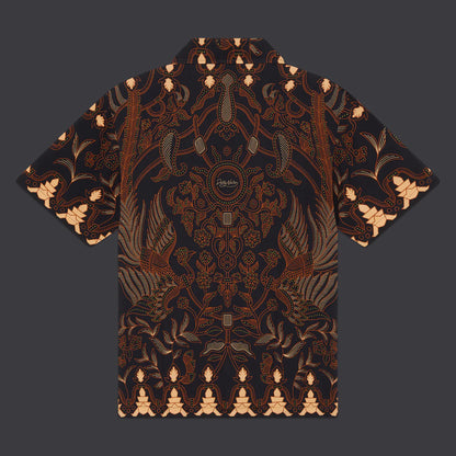 DOLLYNOIRE NOMADIO BATIK BOWLING SHIRT