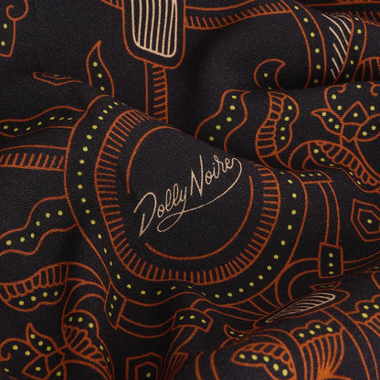 DOLLYNOIRE NOMADIO BATIK BOWLING SHIRT