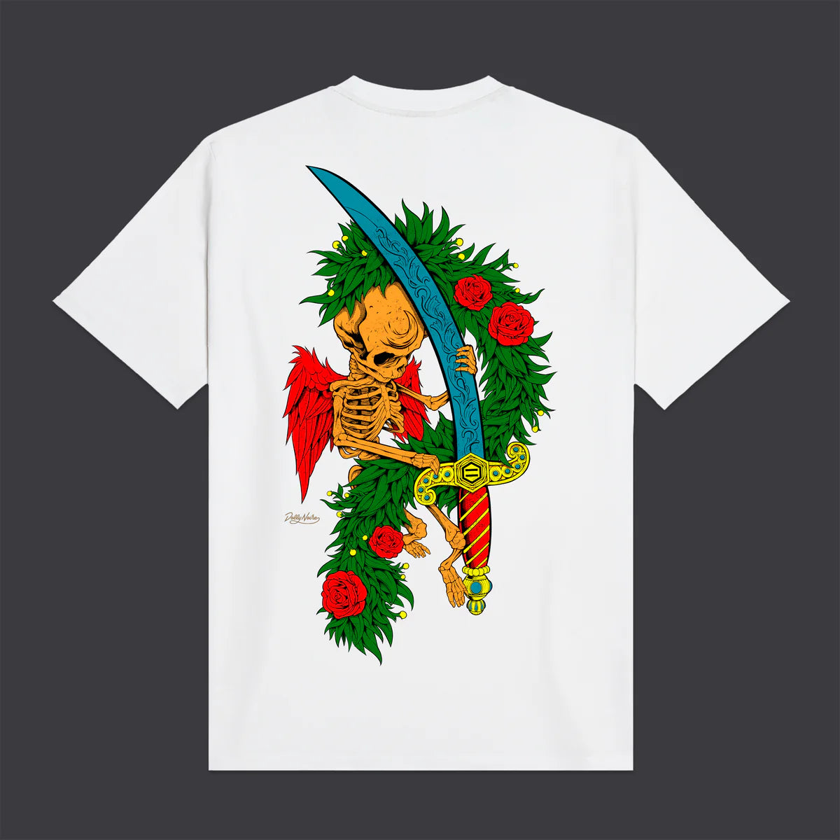 DOLLYNOIRE ASSO DI SPADE TEE WHITE