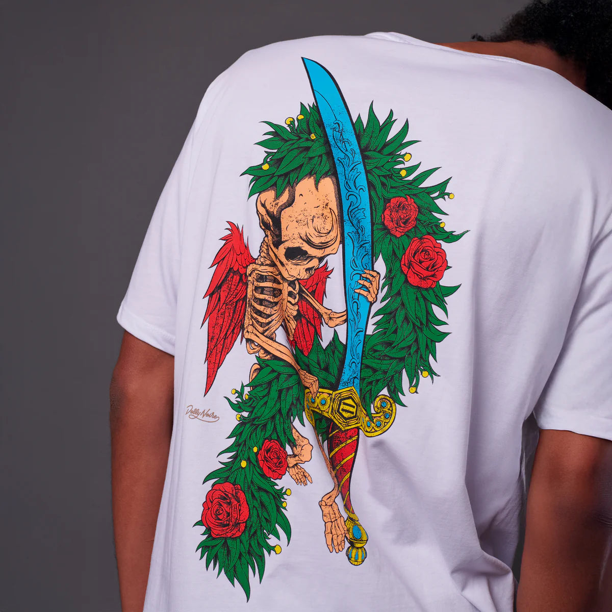 DOLLYNOIRE ASSO DI SPADE TEE WHITE