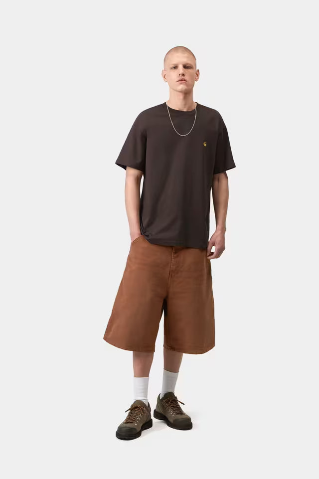 CARHARTT WIP CHASE T-SHIRT SHALE