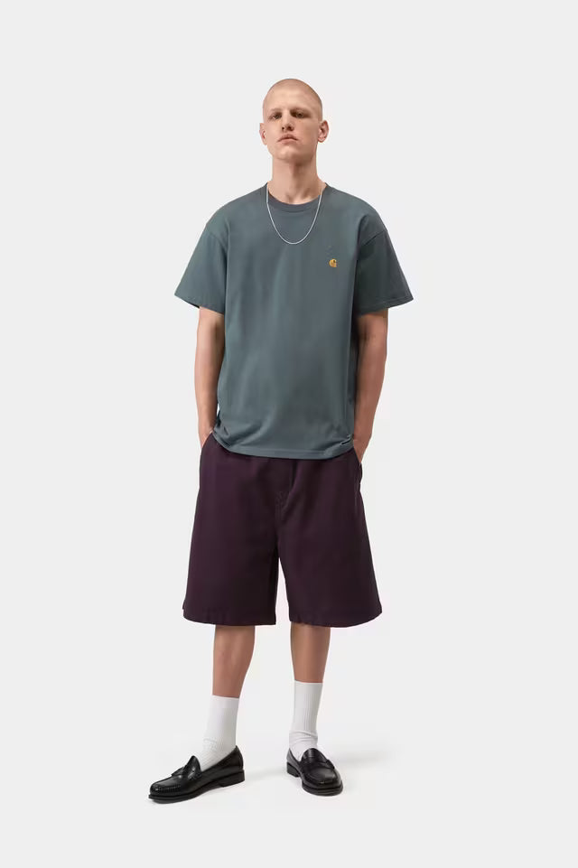 CARHARTT WIP CHASE T-SHIRT COZY BLUE