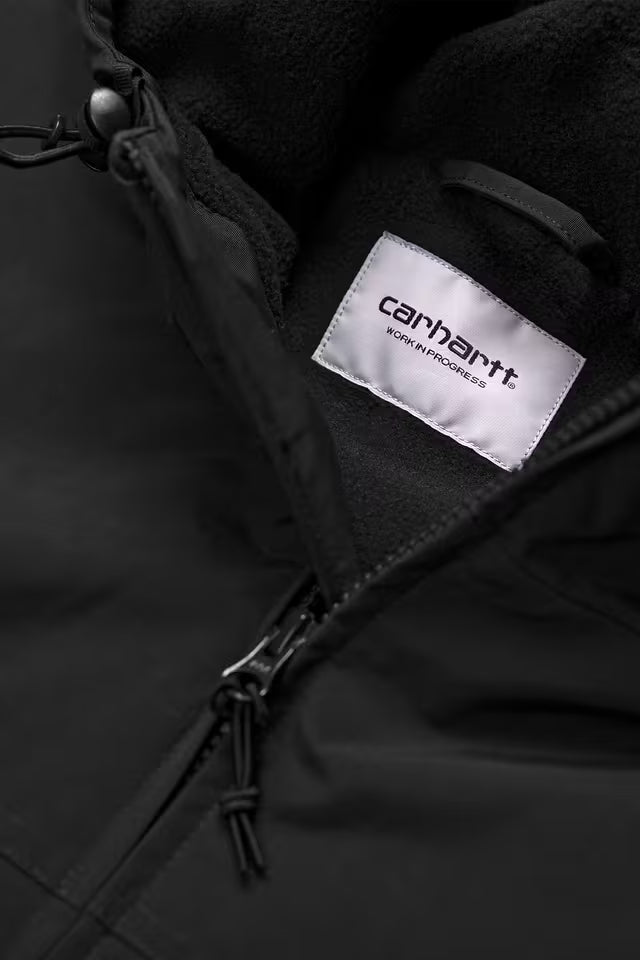 CARHARTT WIP HOODED SAIL JACKET BLACK