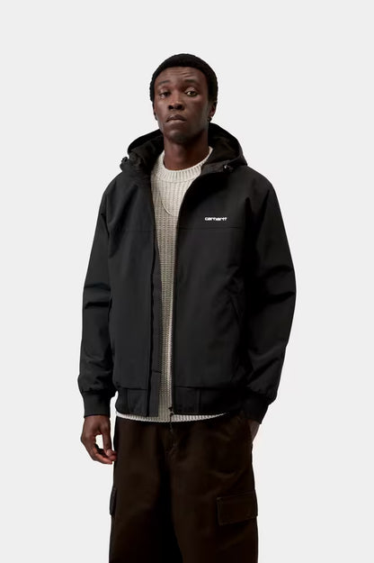 CARHARTT WIP HOODED SAIL JACKET BLACK