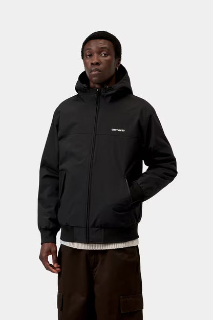 CARHARTT WIP HOODED SAIL JACKET BLACK