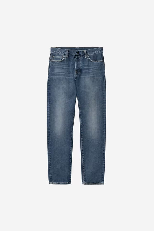 CARHARTT WIP KLONDIKE PANT BLUE DARK USED WASH