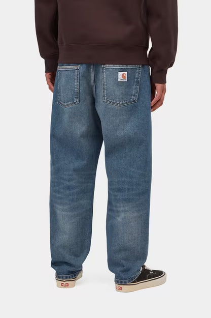 CARHARTT WIP NEWEL PANT BLUE DARK USED WASH
