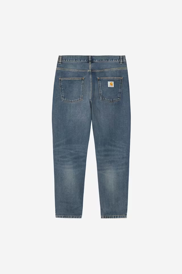 CARHARTT WIP NEWEL PANT BLUE DARK USED WASH