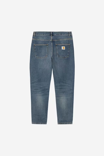 CARHARTT WIP NEWEL PANT BLUE DARK USED WASH