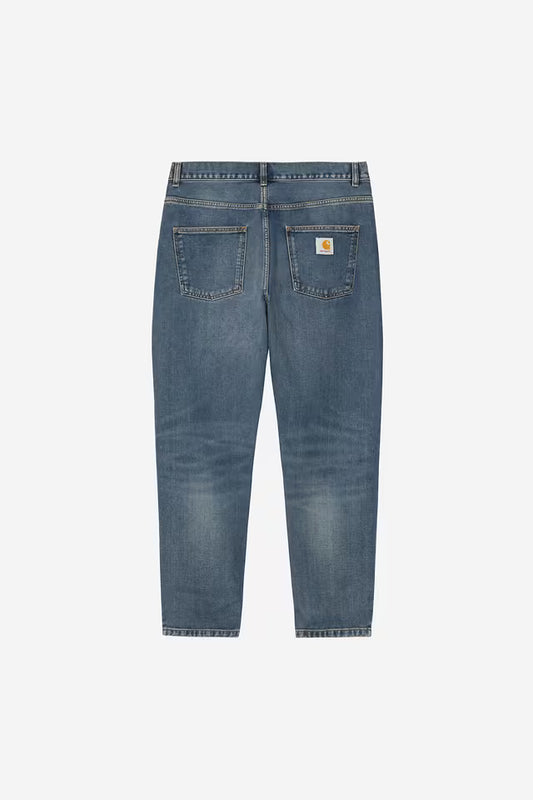 CARHARTT WIP NEWEL PANT BLUE DARK USED WASH