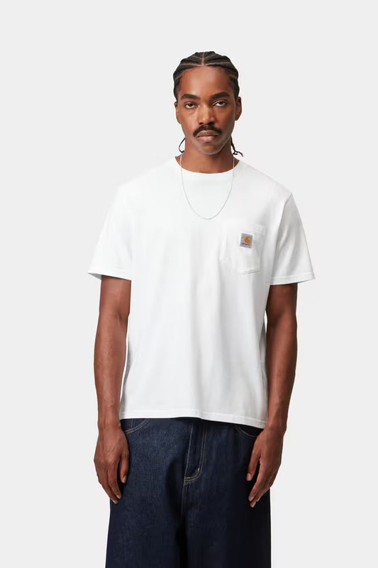 CARHARTT WIP POCKET T-SHIRT WHITE