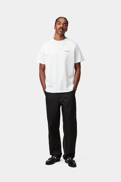CARHARTT WIP SCRIPT EMBROIDERY T-SHIRT WHITE