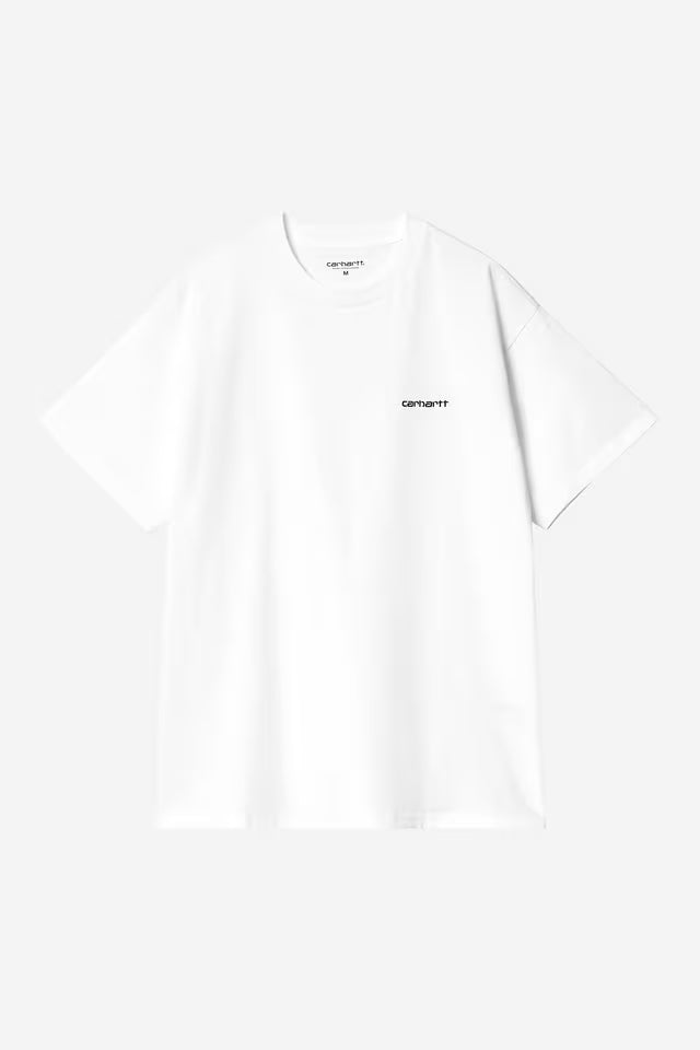 CARHARTT WIP SCRIPT EMBROIDERY T-SHIRT WHITE
