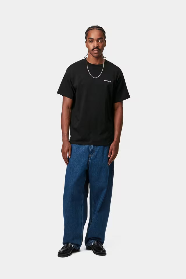 CARHARTT WIP SCRIPT EMBROIDERY T-SHIRT BLACK