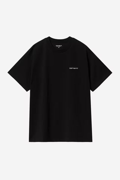 CARHARTT WIP SCRIPT EMBROIDERY T-SHIRT BLACK