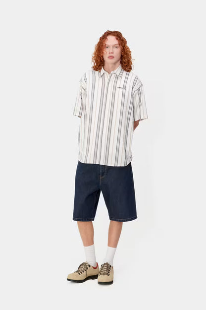 CARHARTT WIP LANDON SHORT BLUE RINSED