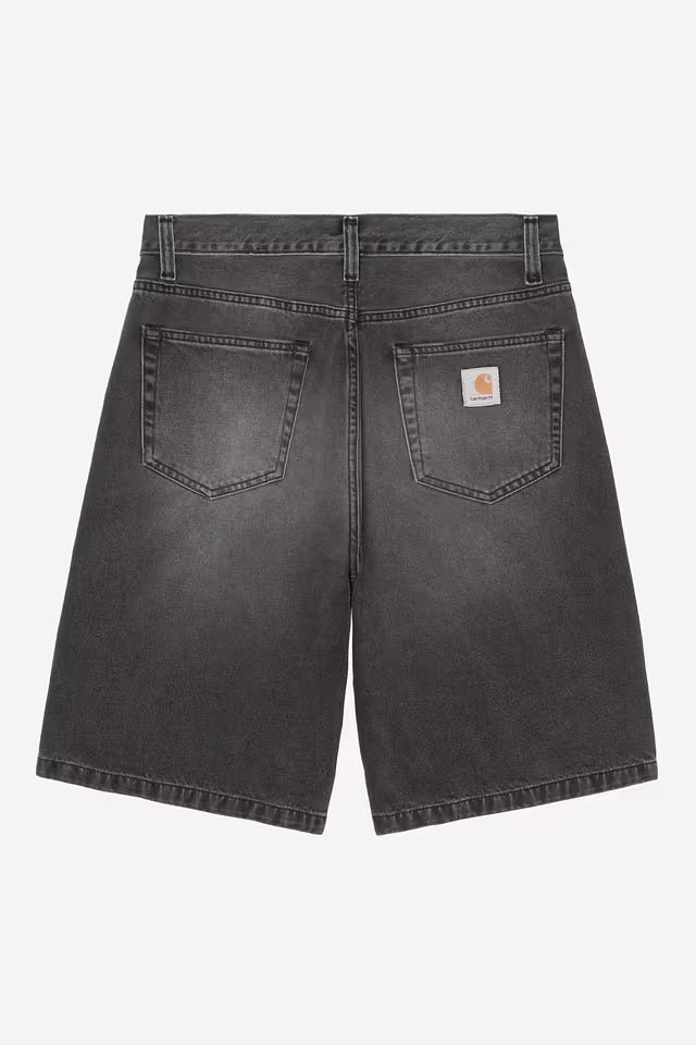 CARHARTT WIP LANDON SHORT BLACK STONE WASHED