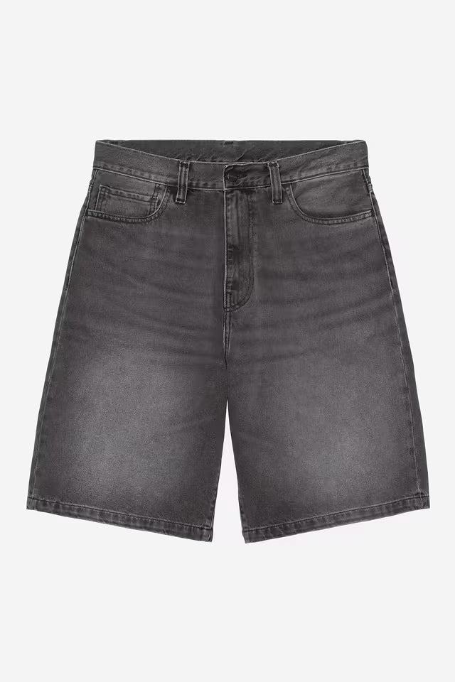 CARHARTT WIP LANDON SHORT BLACK STONE WASHED