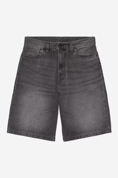 CARHARTT WIP LANDON SHORT BLACK STONE WASHED