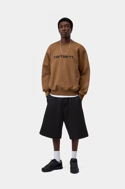 CARHARTT WIP CARHARTT SWEAT H BROWN/BLACK