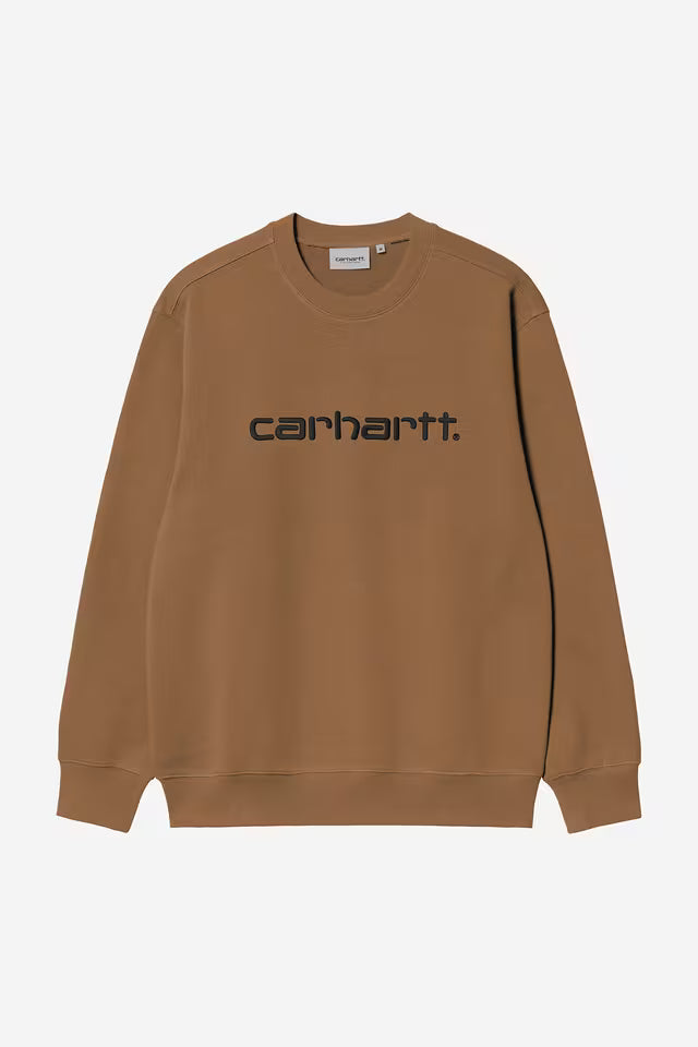 CARHARTT WIP CARHARTT SWEAT H BROWN/BLACK