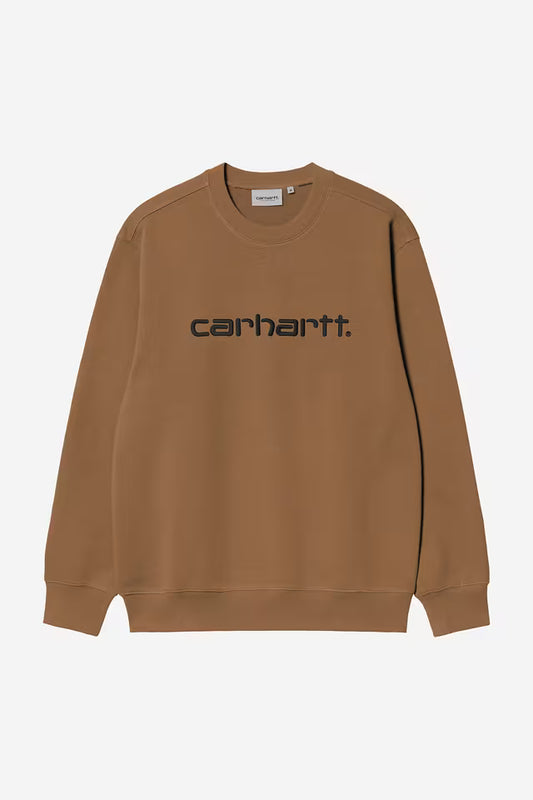 CARHARTT WIP CARHARTT SWEAT H BROWN/BLACK