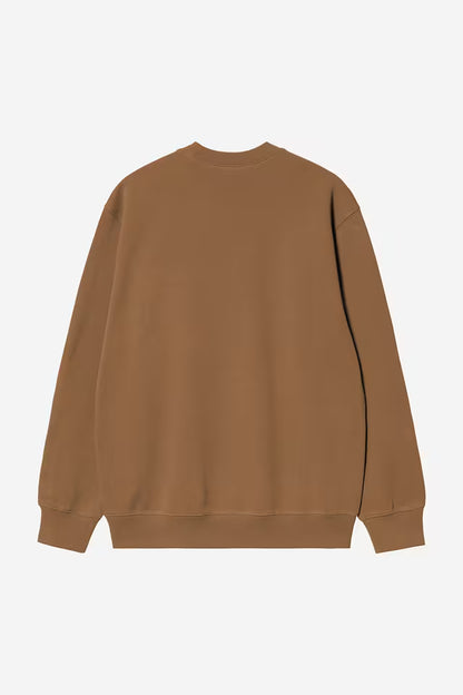 CARHARTT WIP CARHARTT SWEAT H BROWN/BLACK