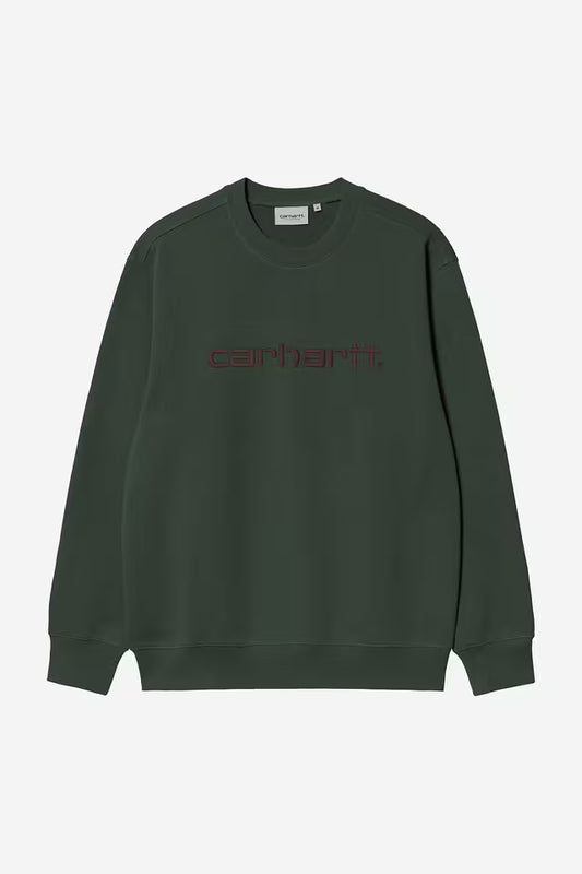 CARHARTT WIP CARHARTT SWEAT DARK SCARAB/PALISANDER
