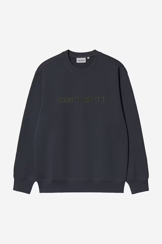 CARHARTT WIP CARHARTT SWEAT DARK NAVY/DARK SCARAB
