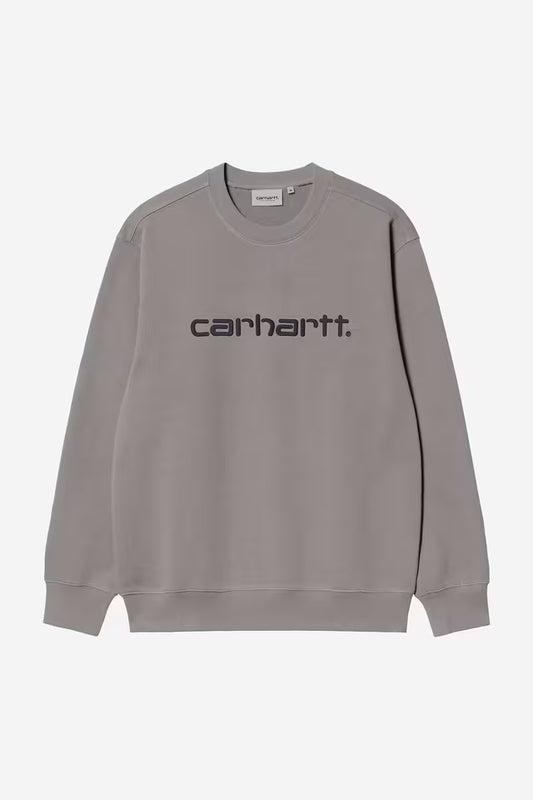 CARHARTT WIP CARHARTT SWEAT SHADY GREY/DARK NAVY