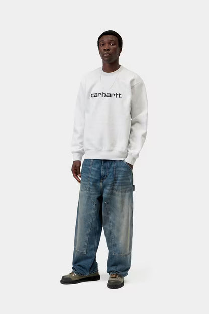 CARHARTT WIP CARHARTT SWEAT ASH HEATHER/GRAFHITE