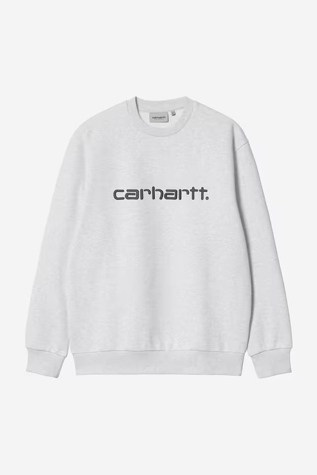 CARHARTT WIP CARHARTT SWEAT ASH HEATHER/GRAFHITE