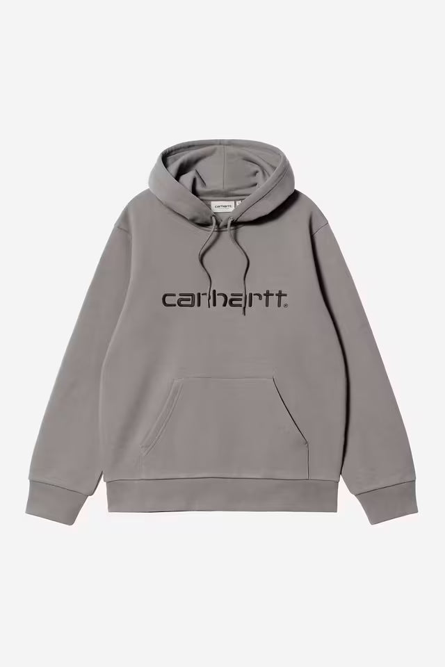 CARHARTT WIP HOODED CARHARTT SWEAT SHADY GREY/DARK NAVY