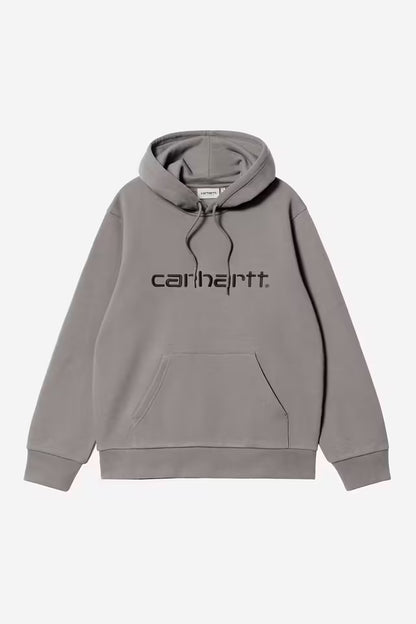 CARHARTT WIP HOODED CARHARTT SWEAT SHADY GREY/DARK NAVY