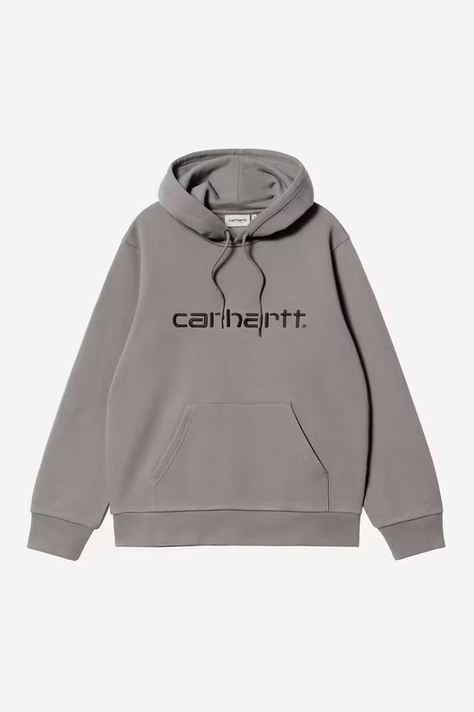 CARHARTT WIP HOODED CARHARTT SWEAT SHADY GREY/DARK NAVY