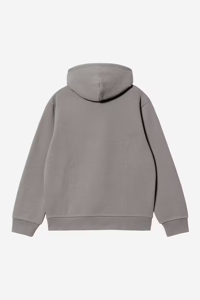 CARHARTT WIP HOODED CARHARTT SWEAT SHADY GREY/DARK NAVY