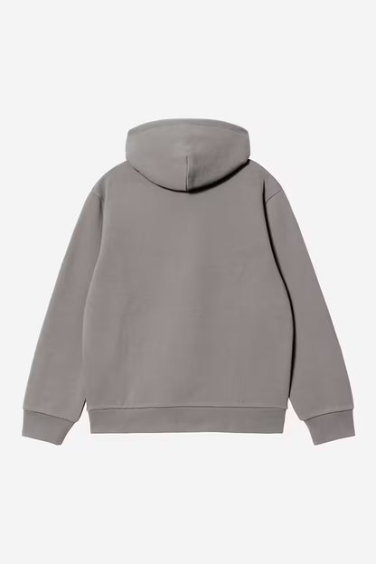 CARHARTT WIP HOODED CARHARTT SWEAT SHADY GREY/DARK NAVY