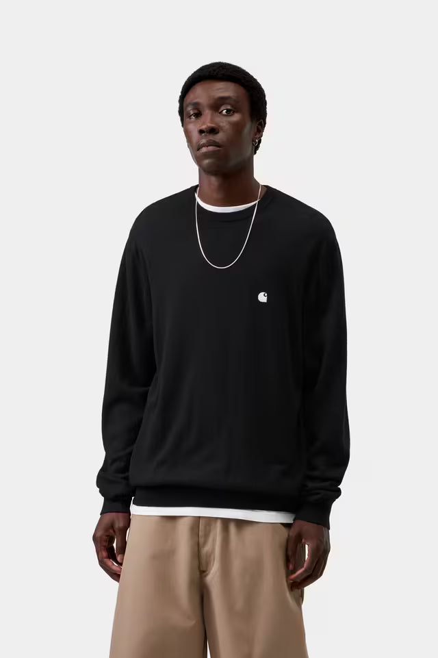 CARHARTT WIP MADISON SWEATER BLACK