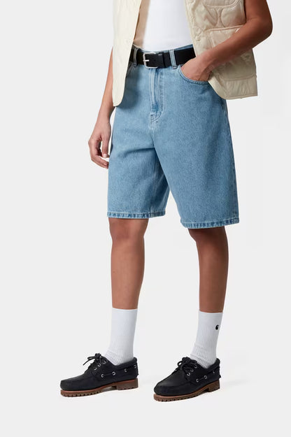CARHARTT WIP W' BRANDON SHORT BLUE STONE BLEACHED