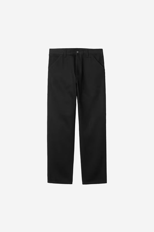 CARHARTT WIP SINGLE KNEE PANT BLACK RINSED