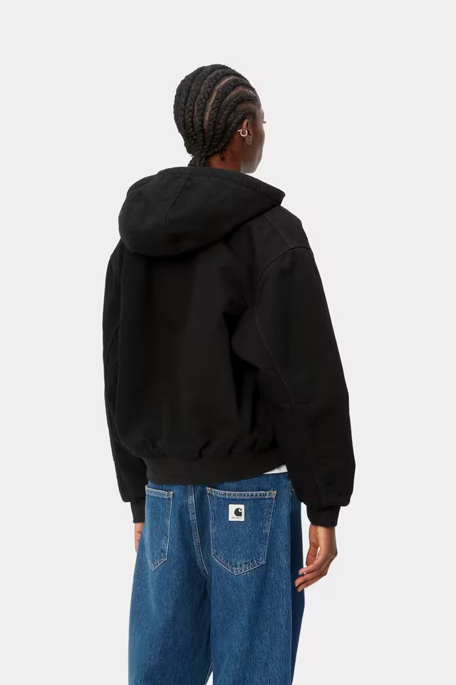 CARHARTT WIP W' ACTIVE JACKET BLACK RINSED